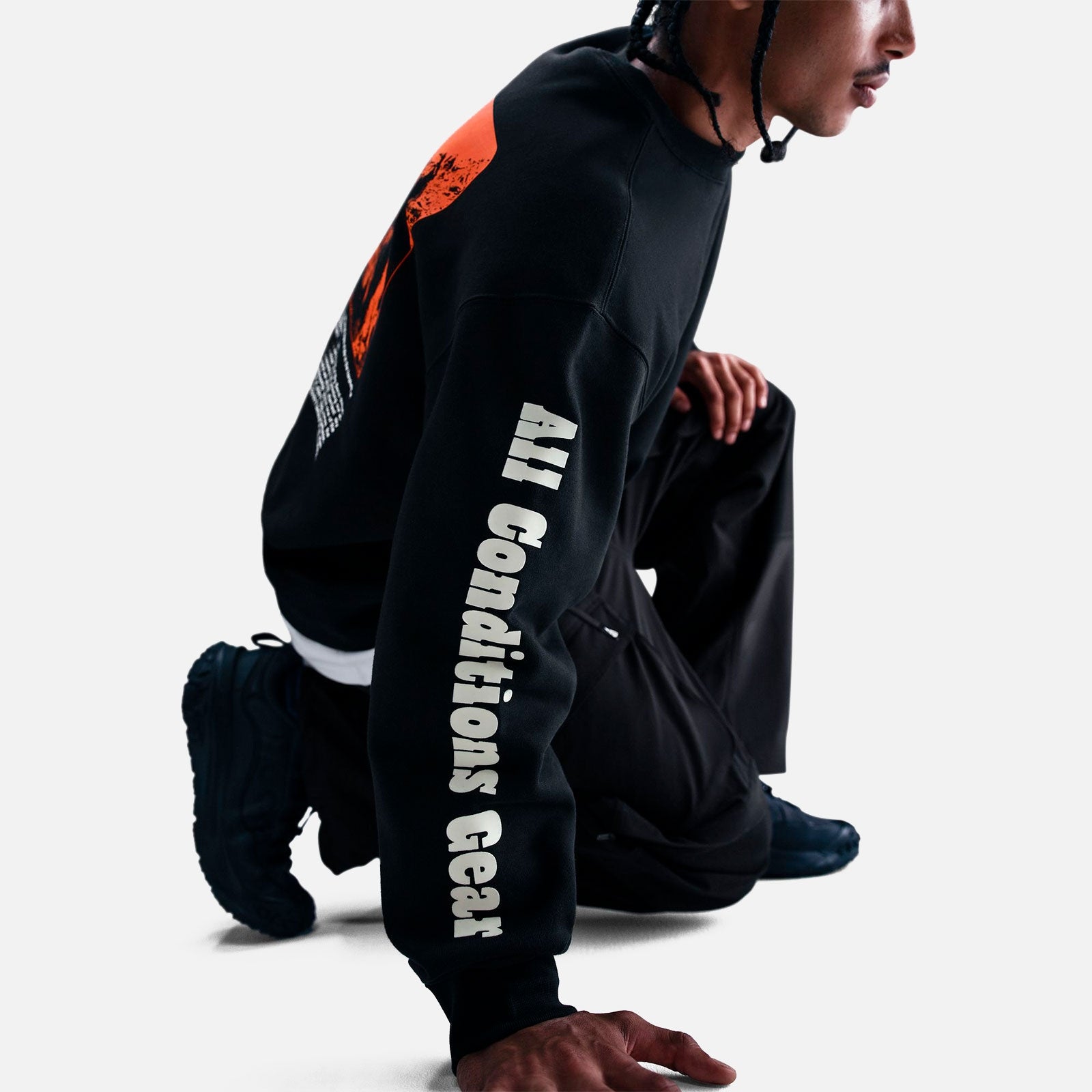 ACG Tuff Fleece Crewneck HV1119 010