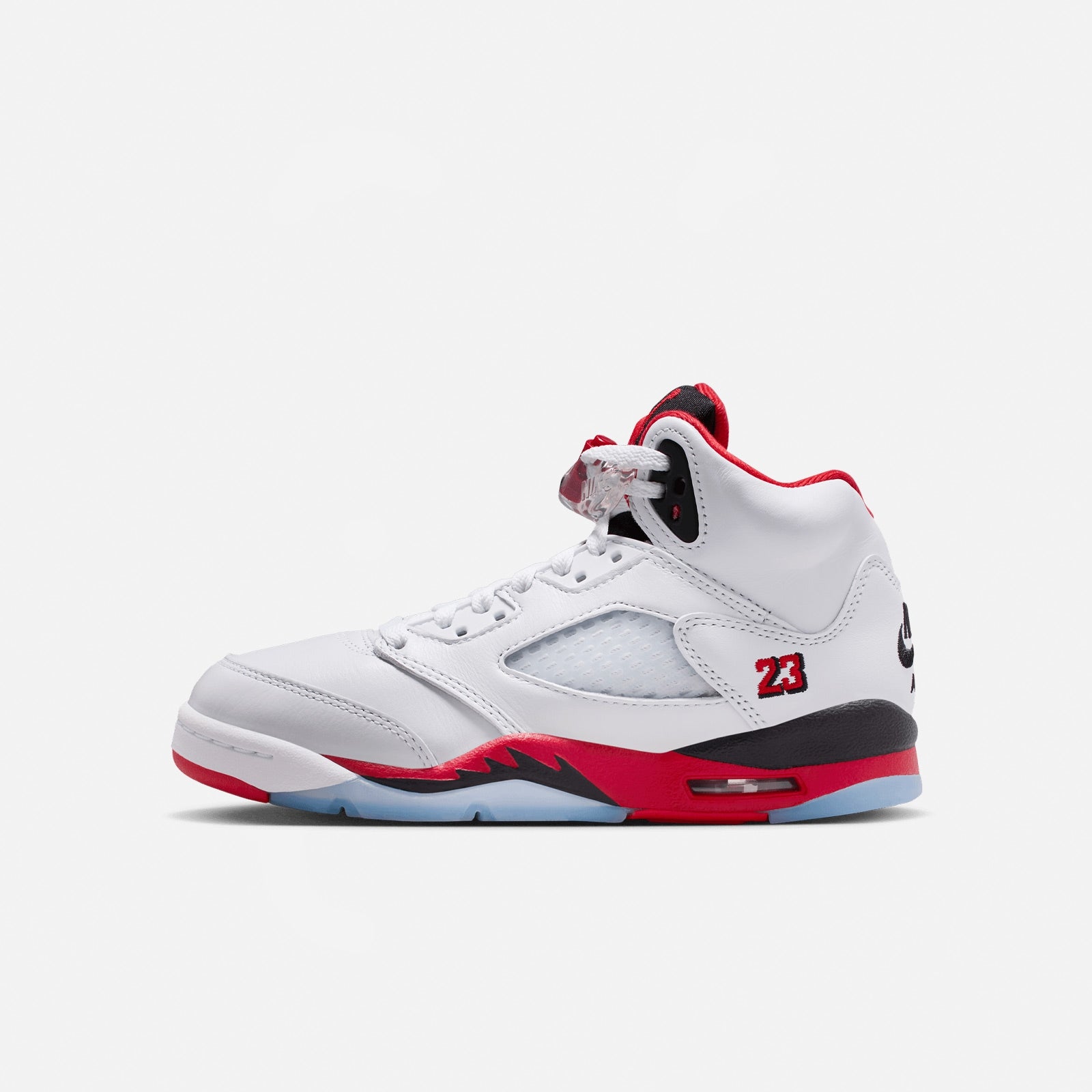 Jordan 5 Retro OG GS Fire Red Black Tongue HQ7980 101