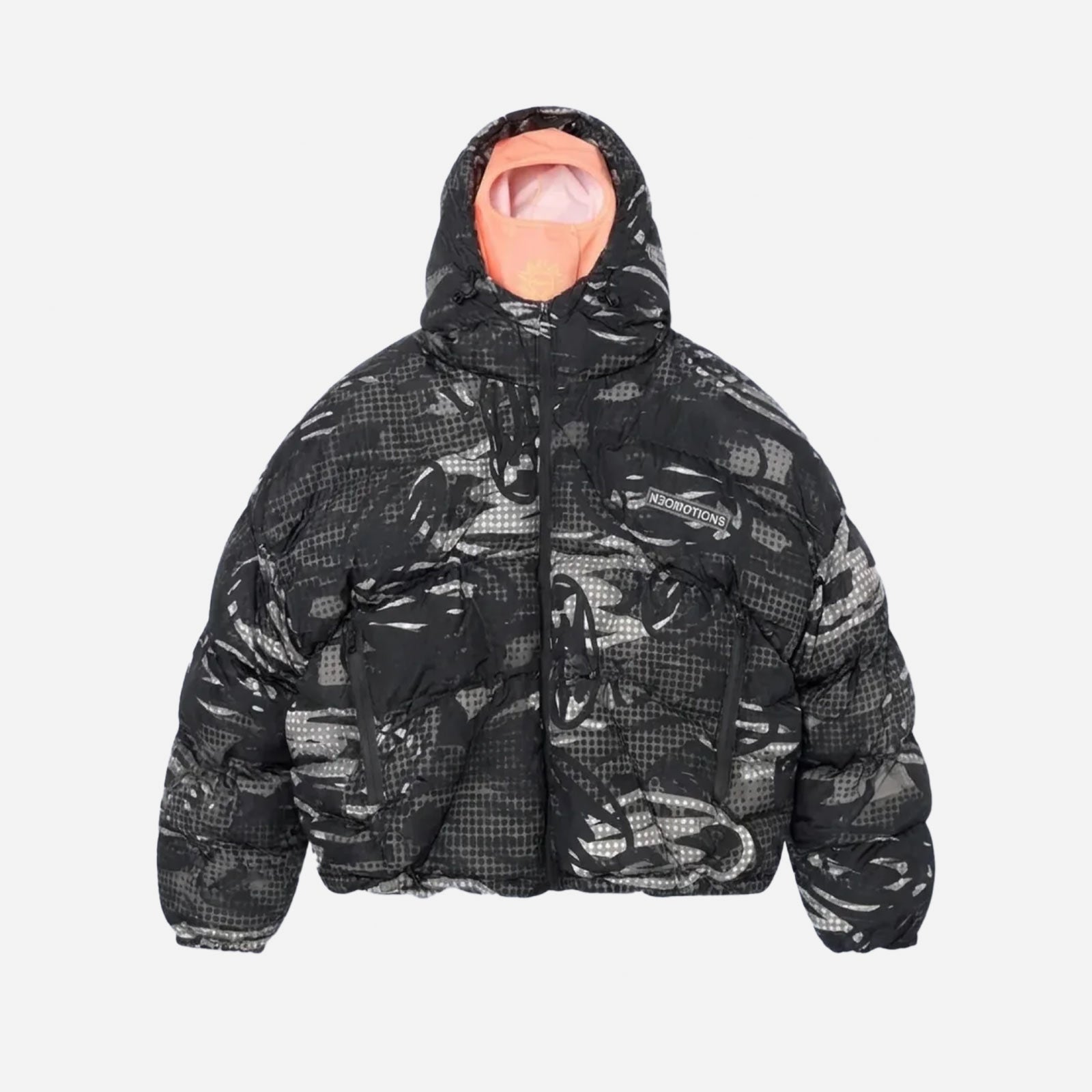 Balaclava Puffer NES26BP BLK