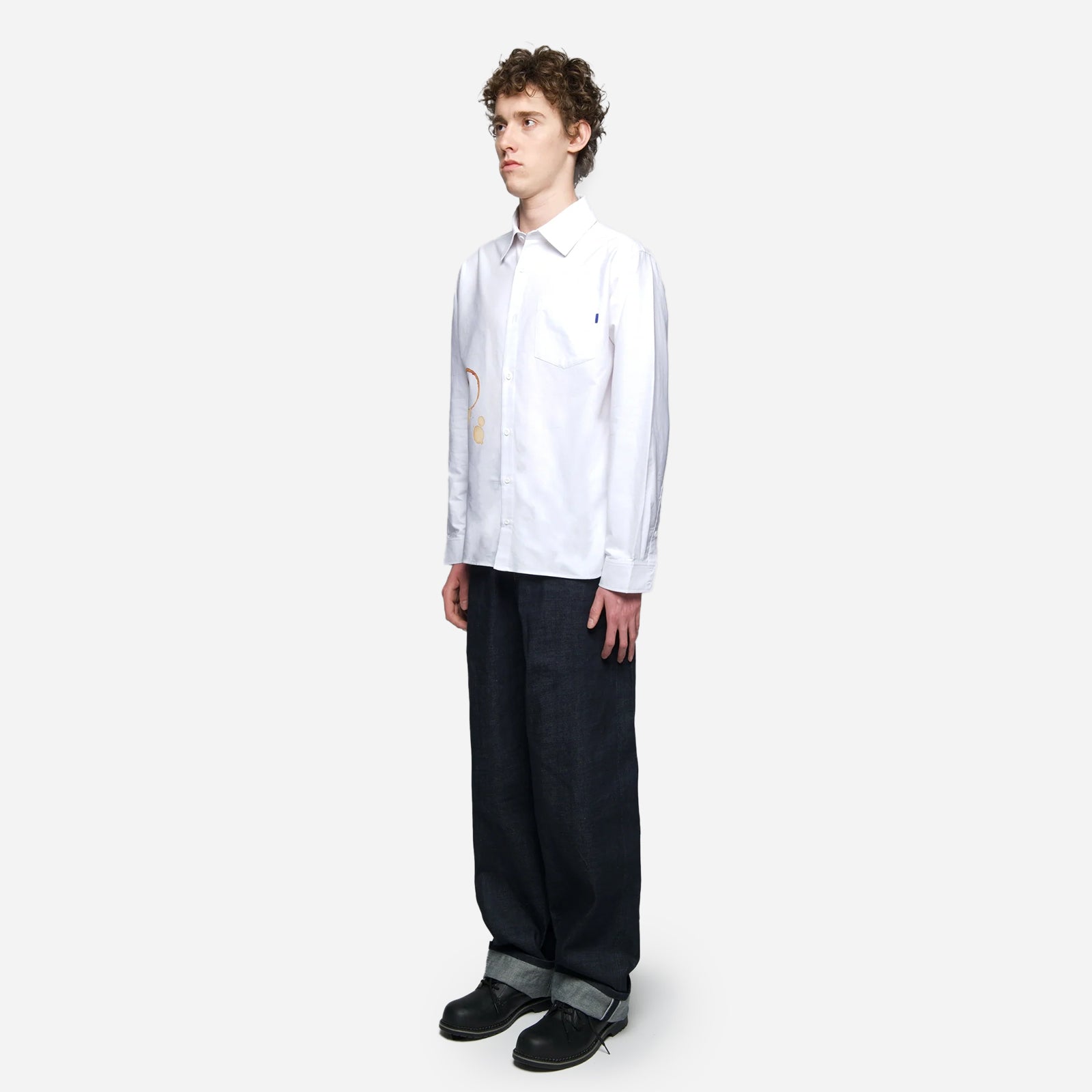 Stained White Shirt SS2693SCSWS WHT