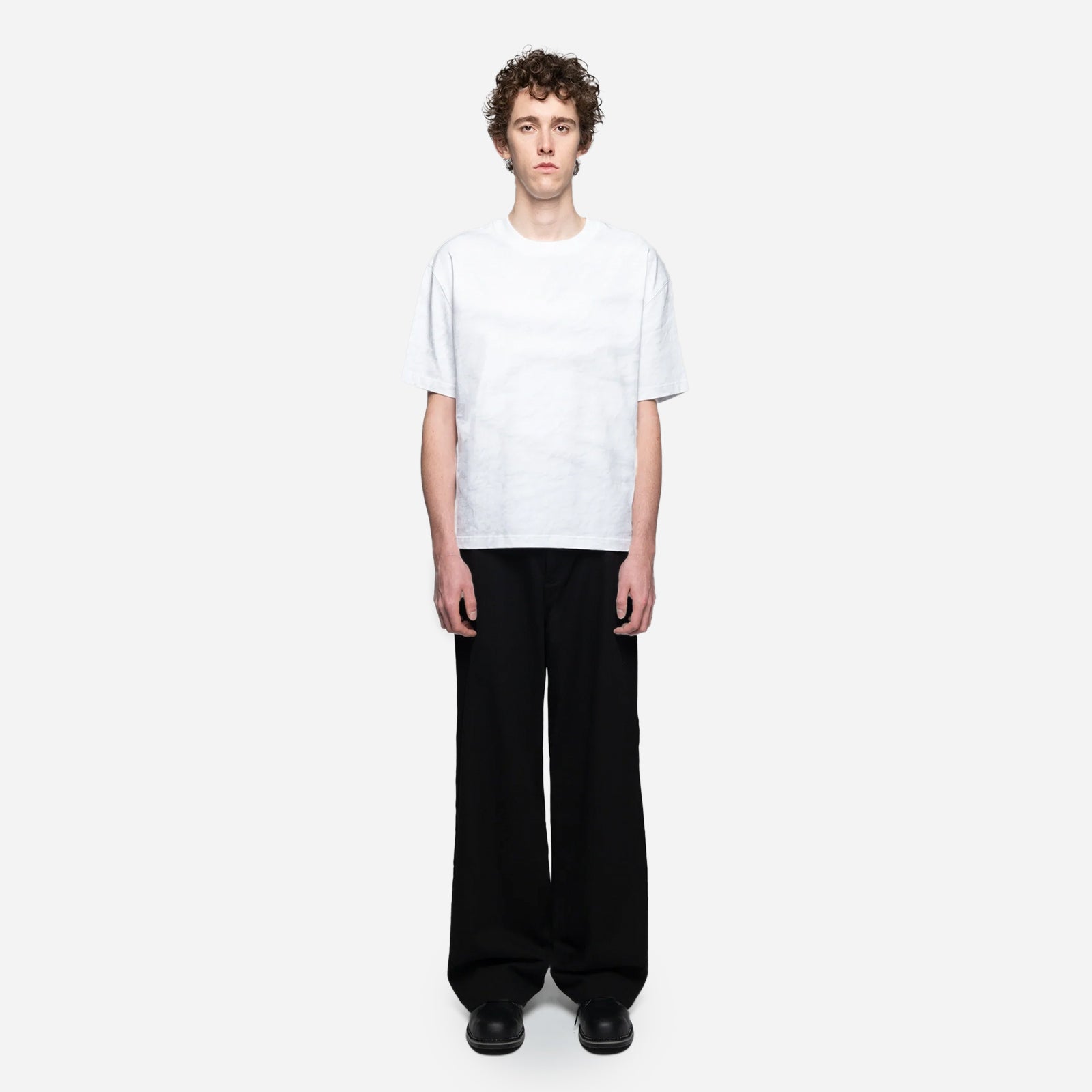 Wrinkled T shirt SS2693SCWT WHT