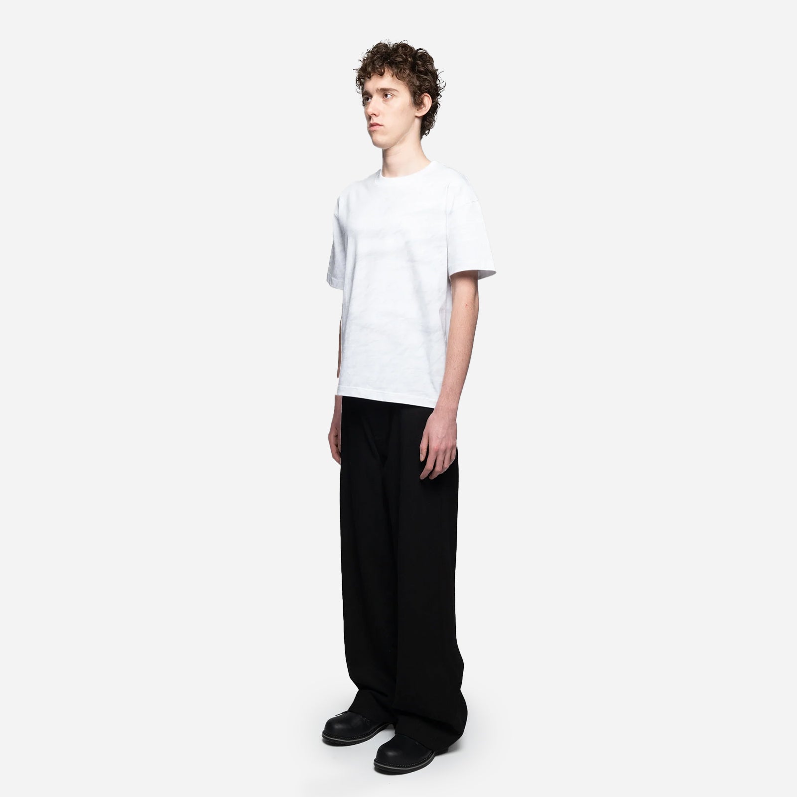 Wrinkled T shirt SS2693SCWT WHT