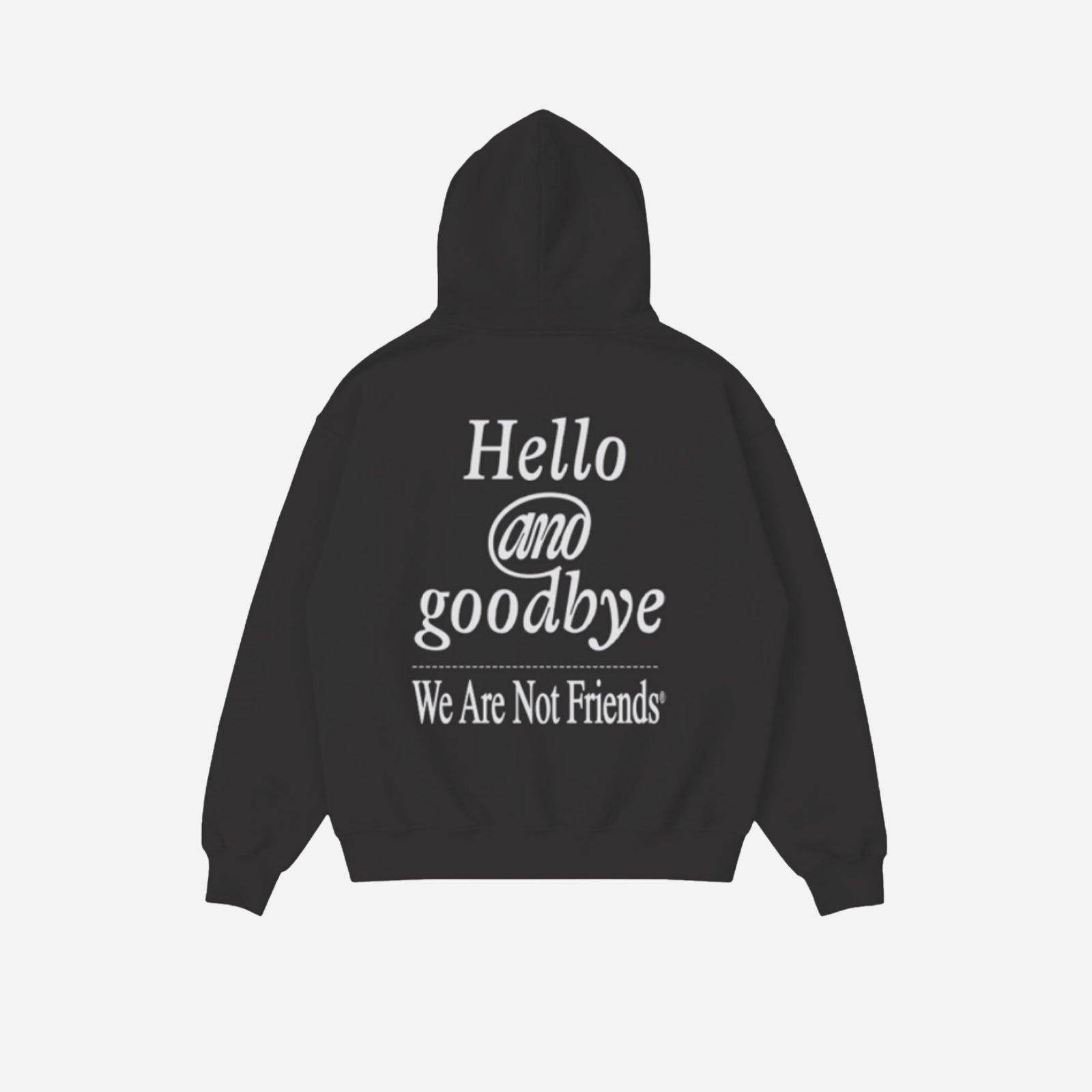 We Are Not Friends Pixel Logo Hoodie WANF-C02601