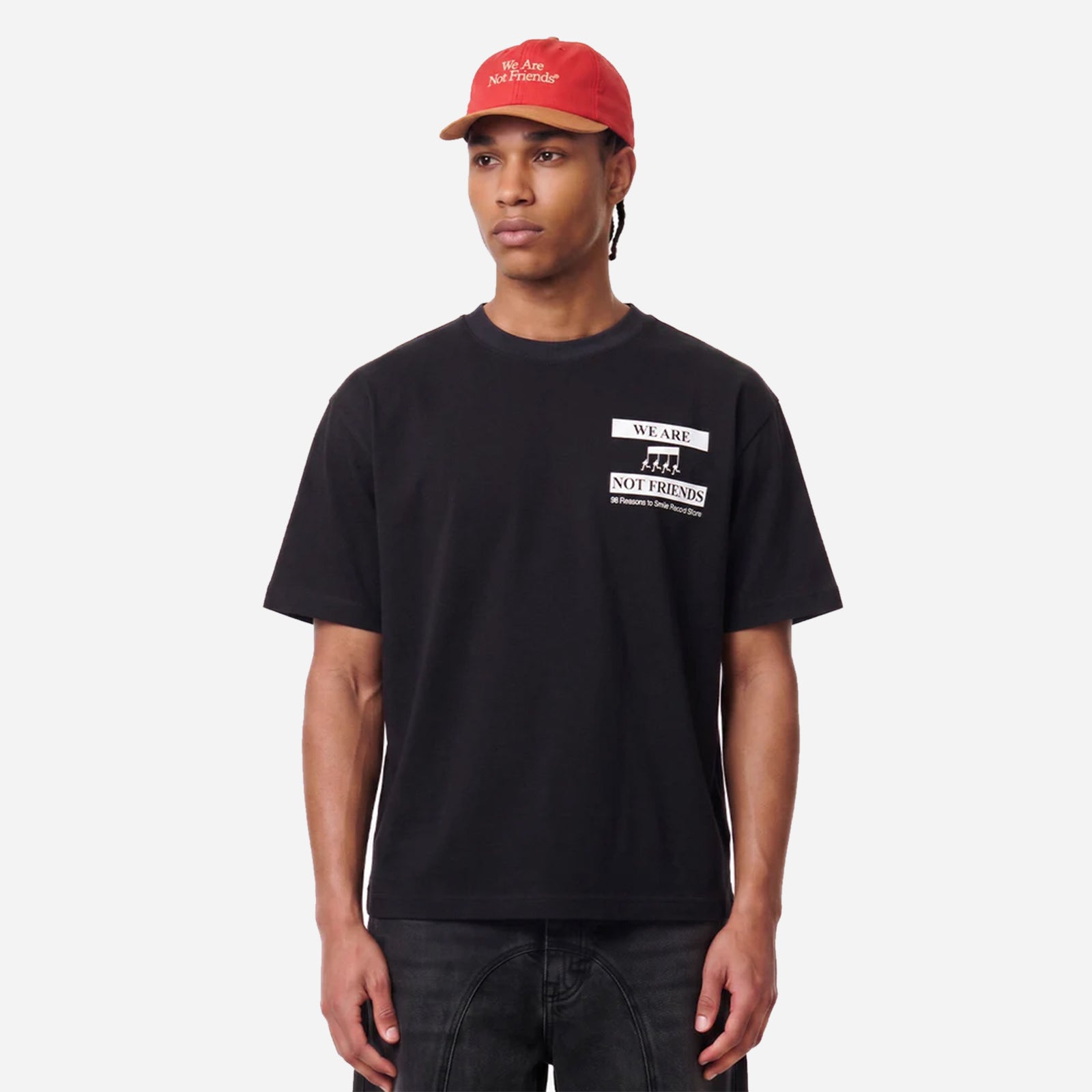 We Are Not Friends Analog Love Black t-shirt WANF-FA2604