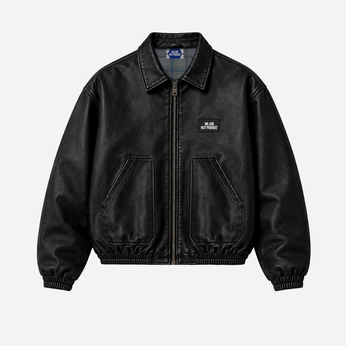 We Are Not Friends Boxy PU Jacket WANF-WI2615