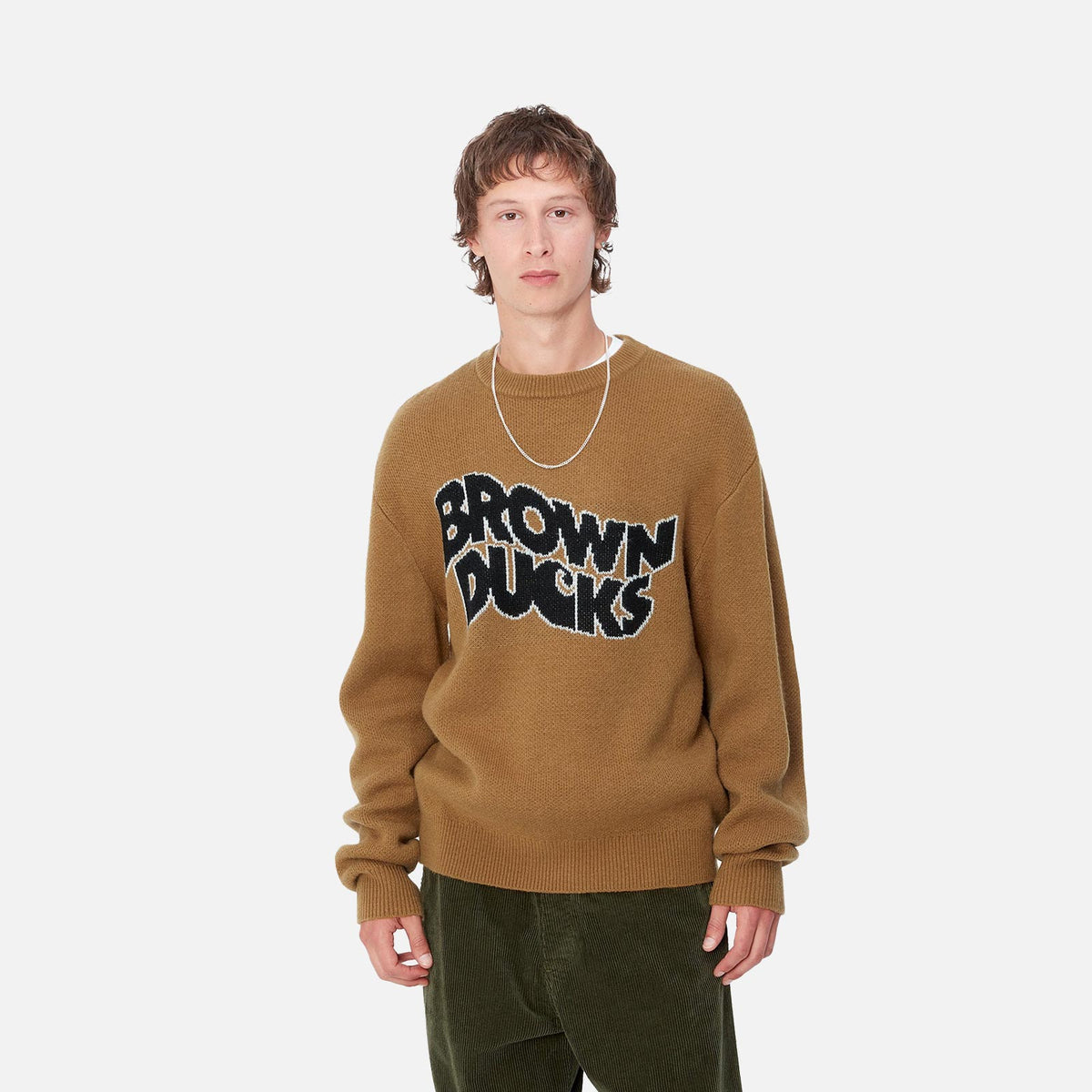 CARHARTT WIP Brauner Entenpullover I033863.HZ.XX - M