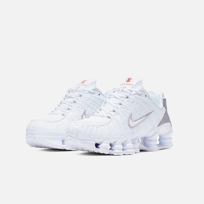 Shox TL White Metallic Silver AR3566 100