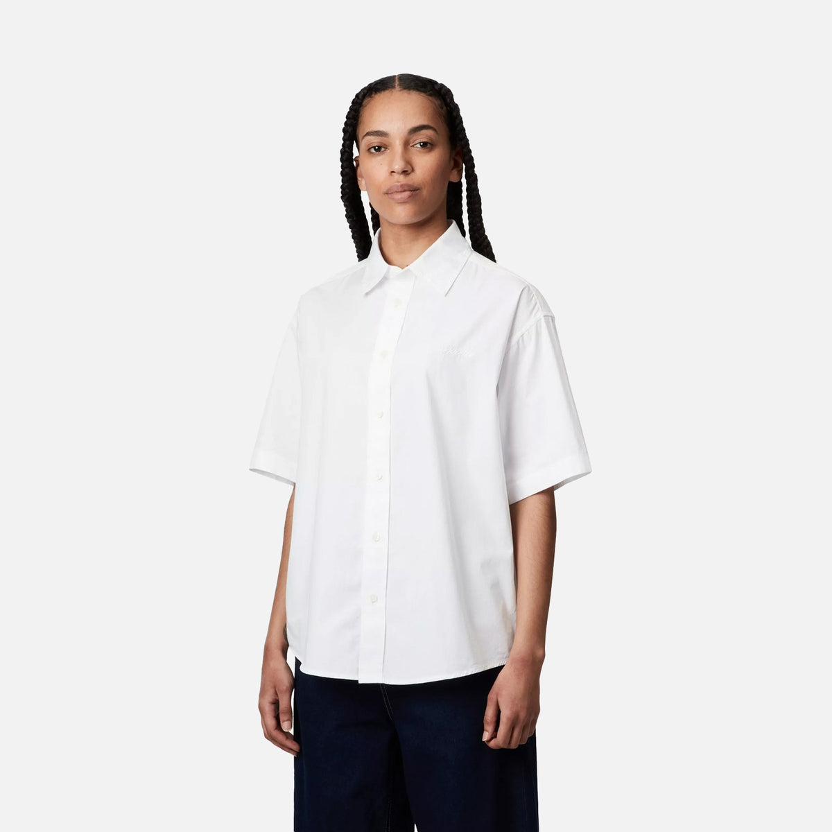 CARHARTT WIP W' S/S Jaxon Shirt I033080.0MG.XX - S