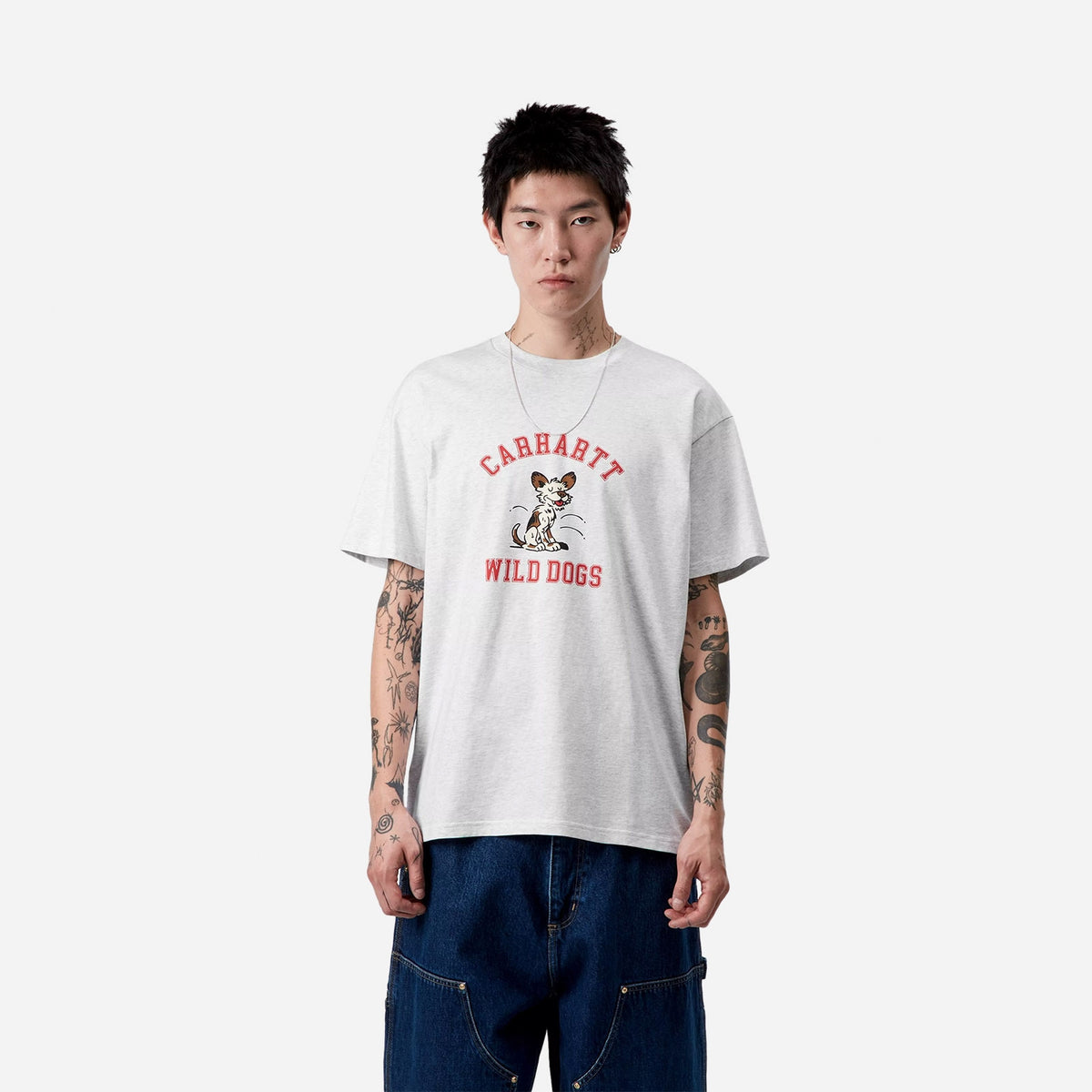 CARHARTT WIP Kurzarm-T-Shirt „Wild Dog“ I035450.482.XX - M