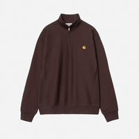 CARHARTT WIP Half Zip American Script Sweatshirt I027014.33H.XX