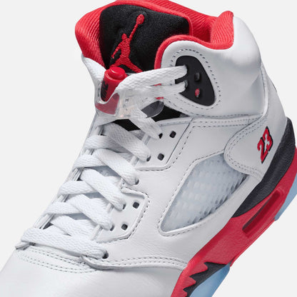 Jordan 5 Retro OG GS Fire Red Black Tongue HQ7980 101