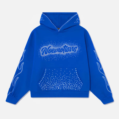 Rhinestones Hoodie NES26RH BLU