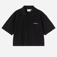 CARHARTT W.I.P. W' S/S Carhartt Script Polo T-Shirt I034553.0D2.XX
