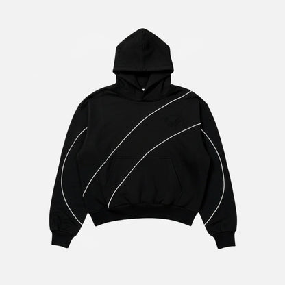 Patchwork Hoodie SKS26PH BLK