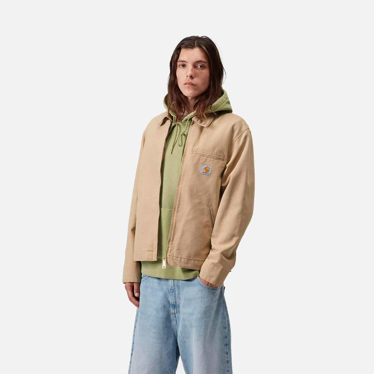 CARHARTT W.I.P. Detroit Jacket 'Dearborn' Canvas I034819.0ME.4O - S