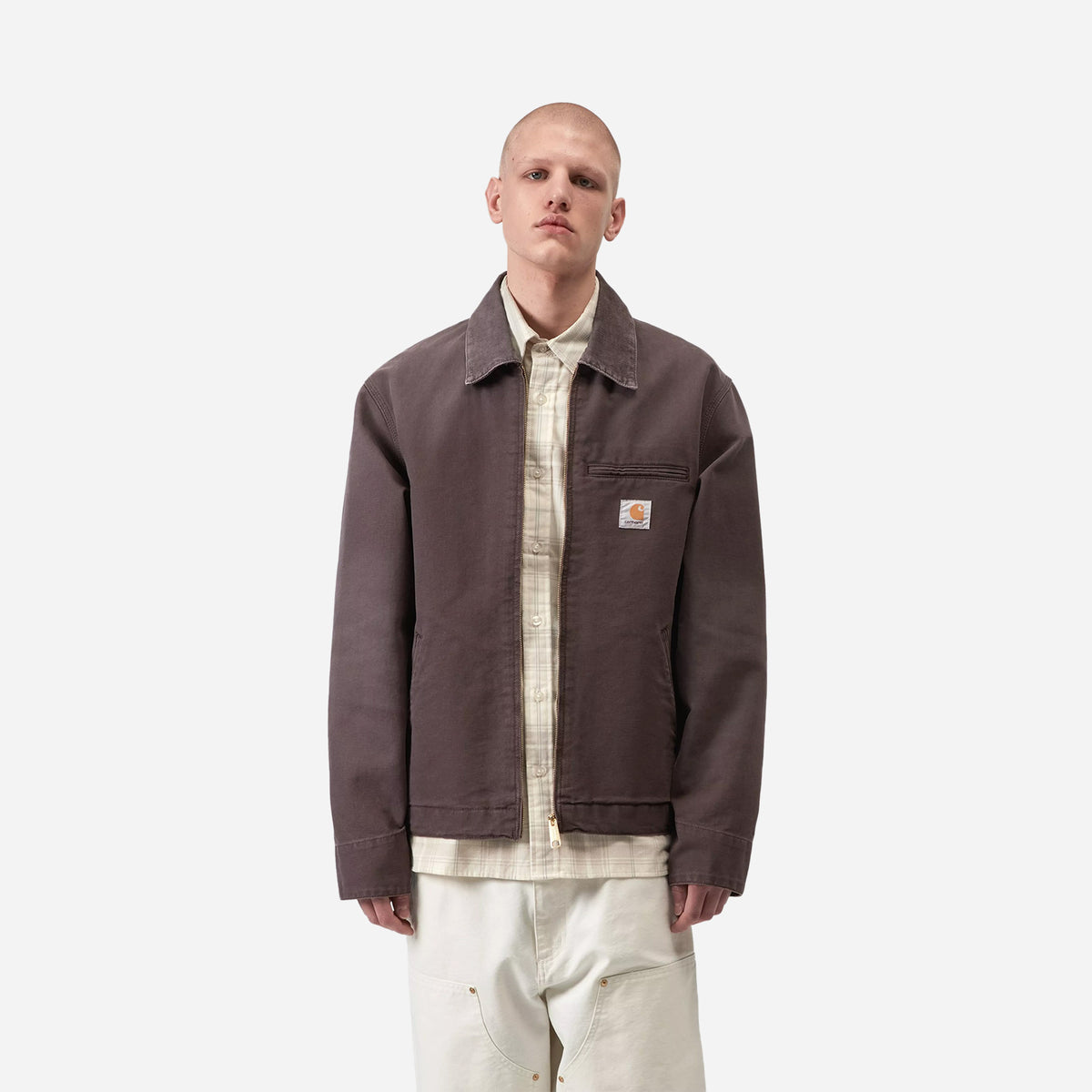 CARHARTT W.I.P. Detroit Jacket 'Dearborn' Canvas I034819.3MB.4O - S