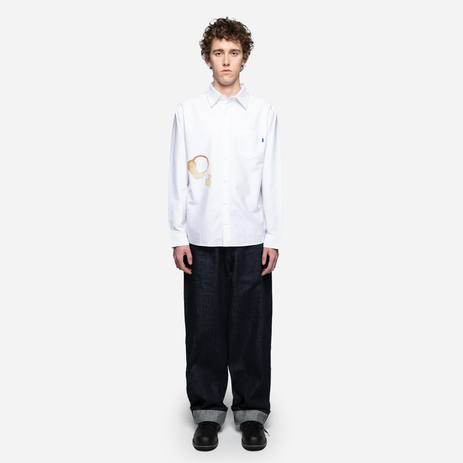 Stained White Shirt SS2693SCSWS WHT