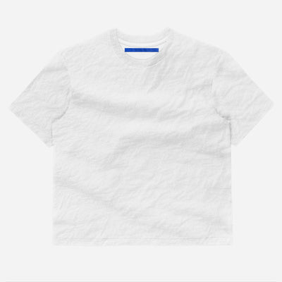 Wrinkled T shirt SS2693SCWT WHT