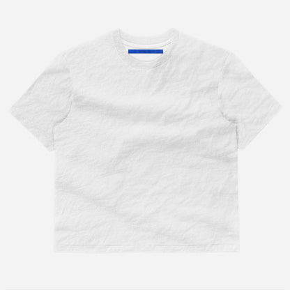 Wrinkled T shirt SS2693SCWT WHT