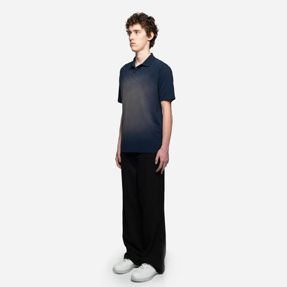 Navy Blue Faded Polo SS2693SCNBFP BLU