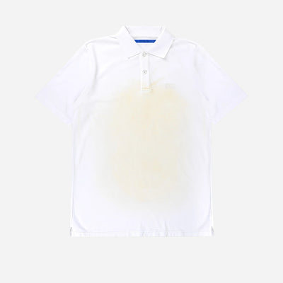 White Faded Polo SS2693SCWFP WHT