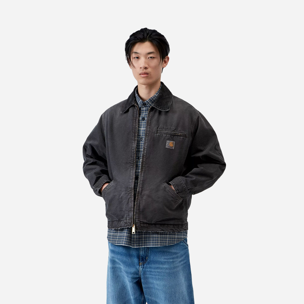 CARHARTT W.I.P. OG Detroit Jacket 'Dearborn' Canvas I035280.00E.17 - S