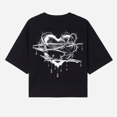 noemotions Broken Heart Tee NEF26BHT-BLK
