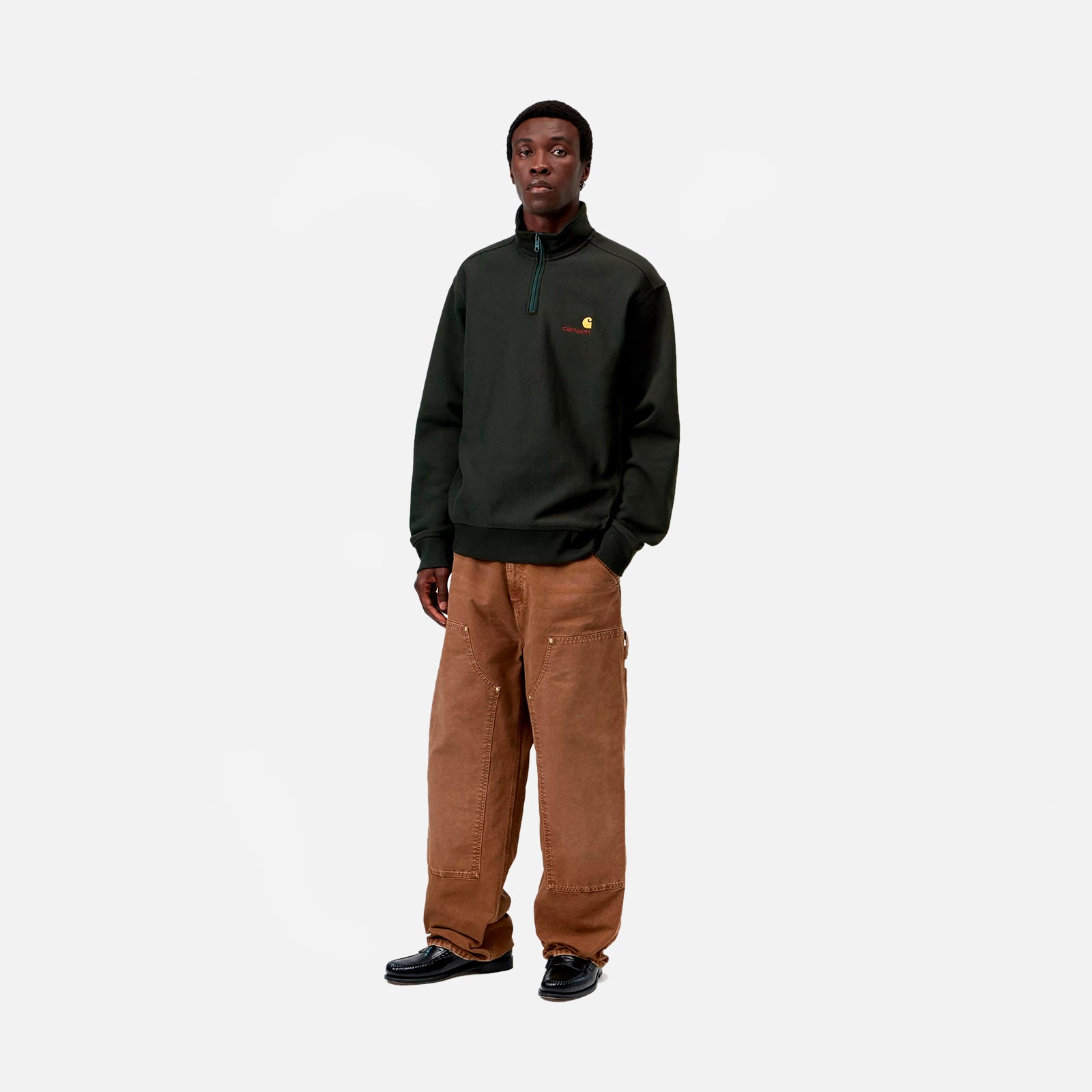 CARHARTT W.I.P. Half Zip American Script Sweat I027014.3T6.XX