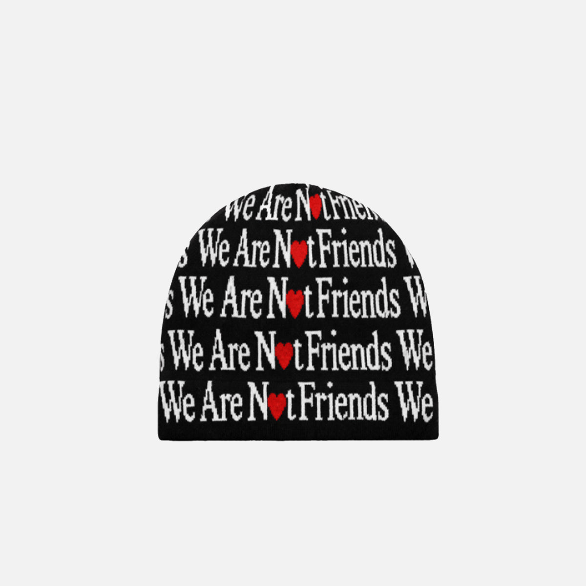 We Are Not Friends All Over Beanie WANF-WI2618