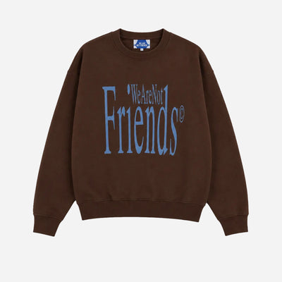 We Are Not Friends Friends Letter Crewneck WANF-C02609