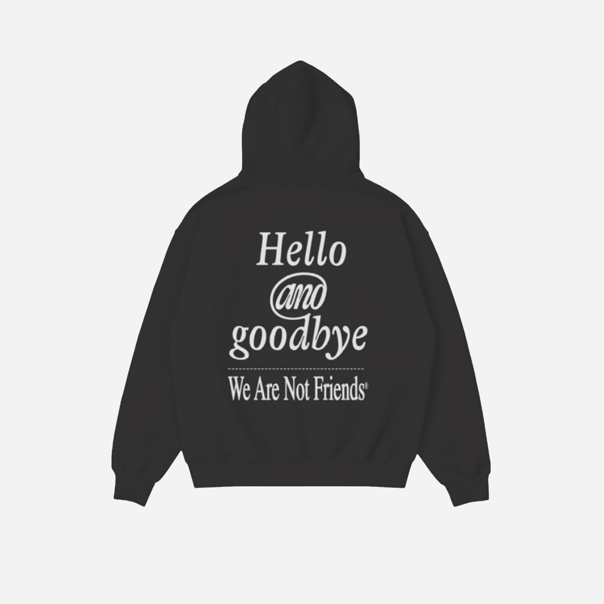 We Are Not Friends Pixel Logo Hoodie WANF-C02601
