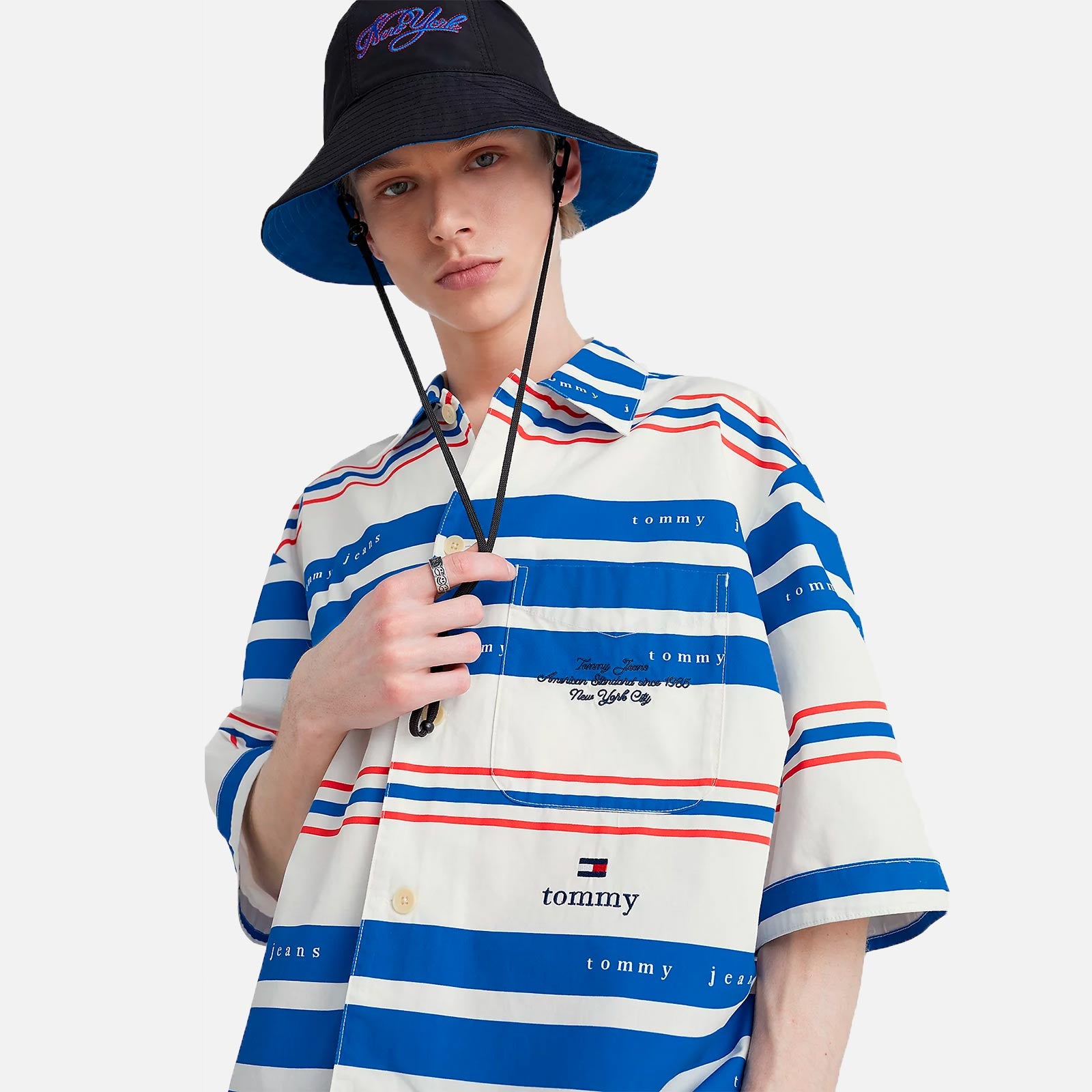 Stripe Bowling Shirt DM0DM16001YBL
