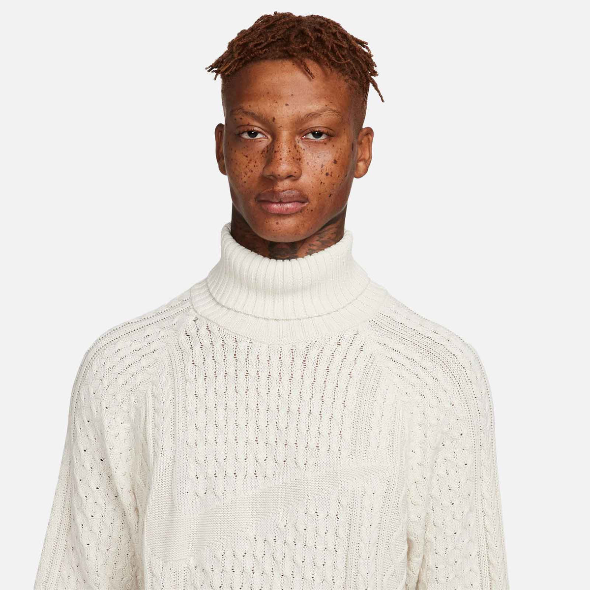 Nike Life Cable Knit Rollkragenpullover FB7770-072 - S