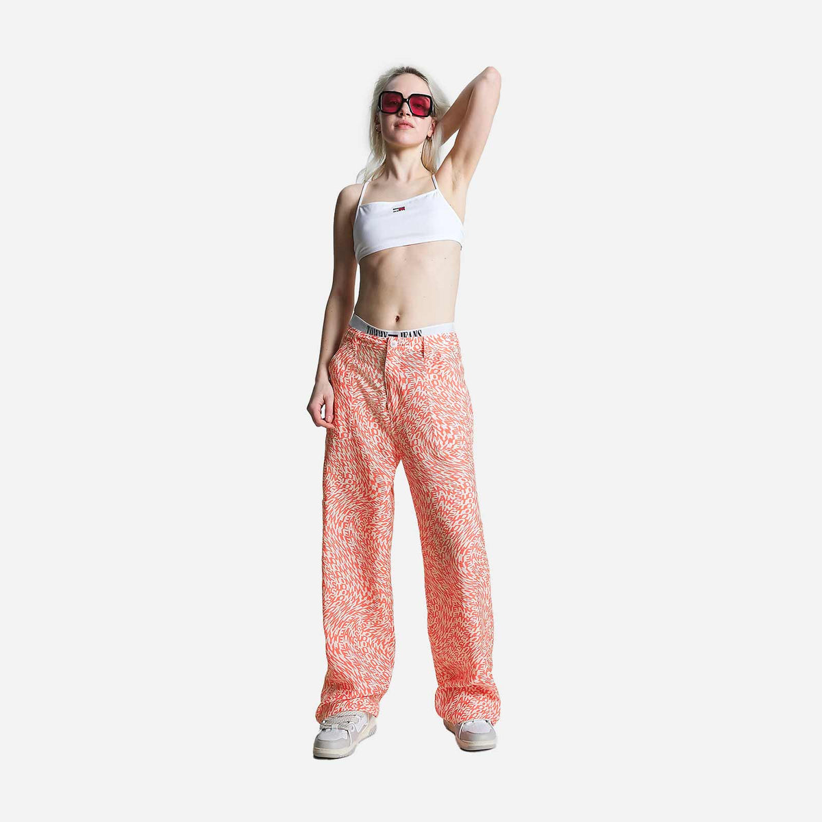 TOMMY JEANS Daisy Pant LR Logomania DW0DW158660JV - 26/30